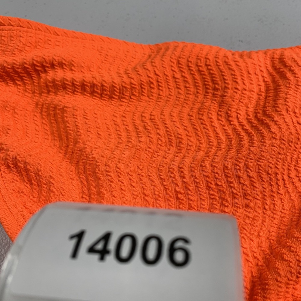 Salt + Cove Juniors Hipster Swim Bottoms Women's XS Orange Textured Tie Side NWT - Picture 6 of 6